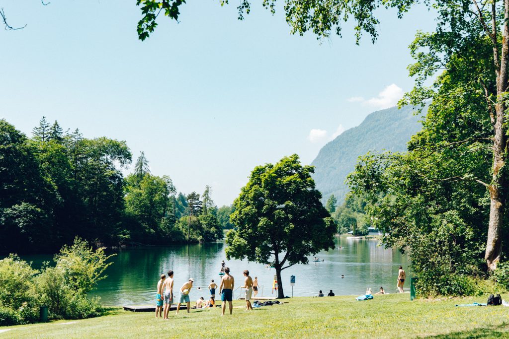 se baigner au reintalersee